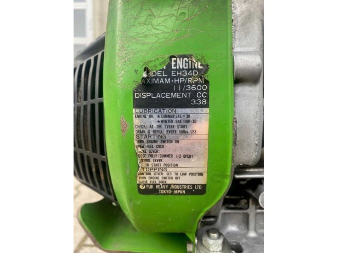 Motormäher Detailansicht