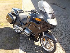Front- und Seitenansicht Motorrad