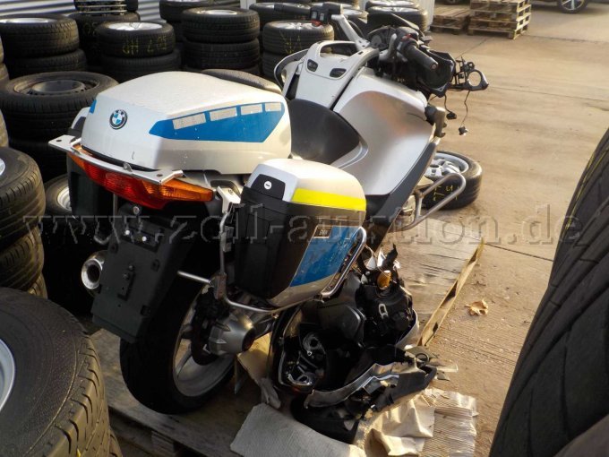 Heckansicht Motorrad