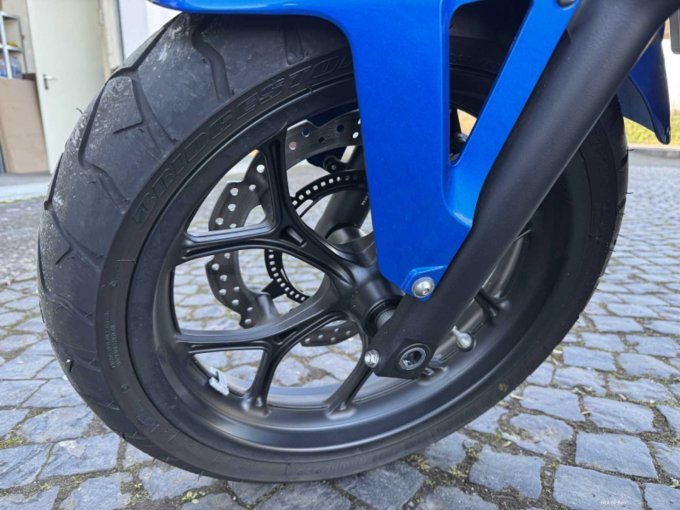 Blick auf das Vorderrad