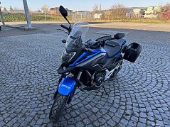 Motorrad von vorne