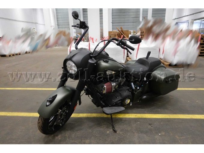 Indian Motorcycle - Springfield Dark Horse, Diagonalansicht von vorn links