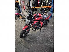 Motorrad Kawasaki vorne