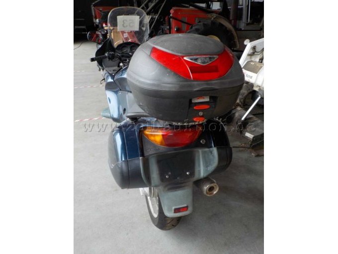 Rückansicht Motorrad