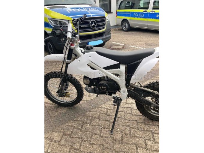 Motorrad linke Seite