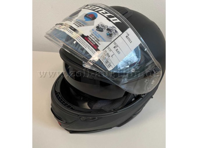 Helm mit Sonnenvisier unten