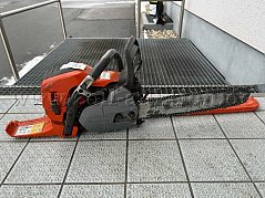 Motorsäge Seitenansicht