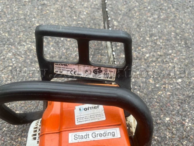 Motorsägen Handgriff