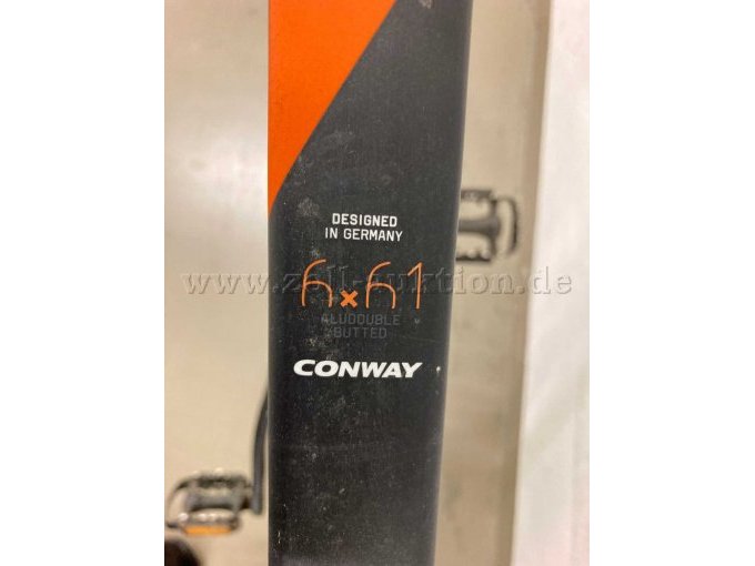 Aufdruck Oberseite Oberrohr