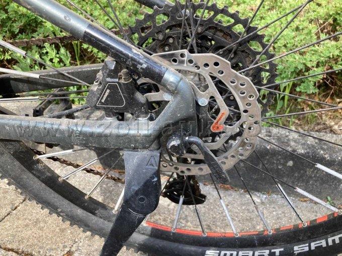 Scheibenbremse hinten