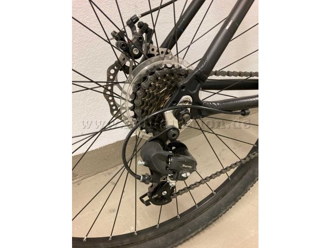 Ansicht Zahnkränze, Schaltwerk, Kette