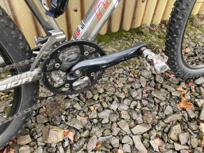 Tretkurbel, Pedal, Umwerfer