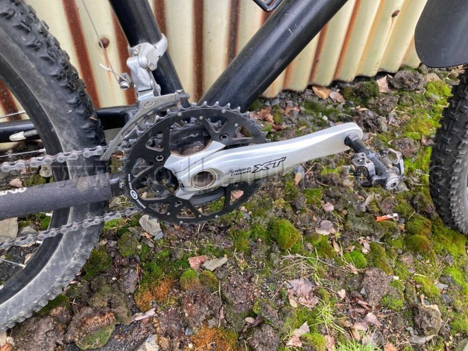 Tretkurbel, Pedal, Umwerfer rechts