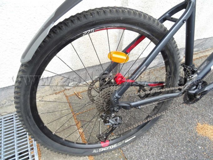 1 Mountainbike 27,5 Zoll, Rockrider ST 540, schwarz – foto 5 – kavel bij Zoll-Auktion, Wuppertal