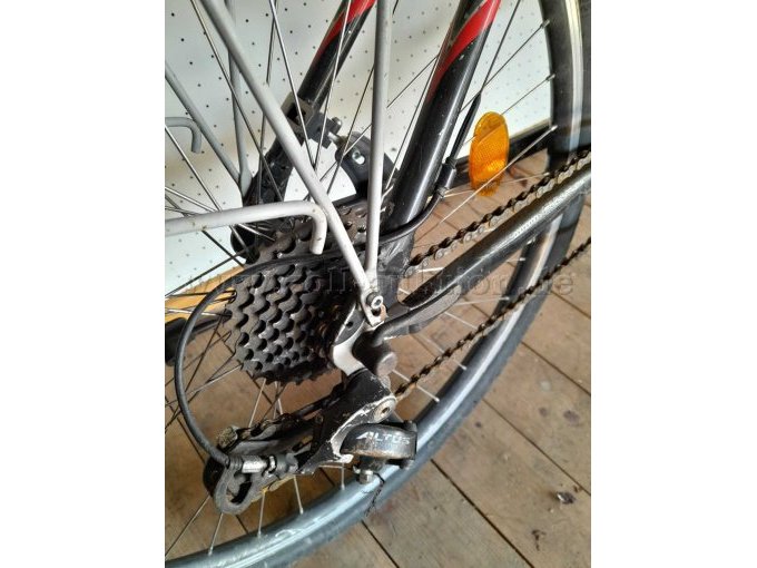 Ritzel und Umwerfer hinten