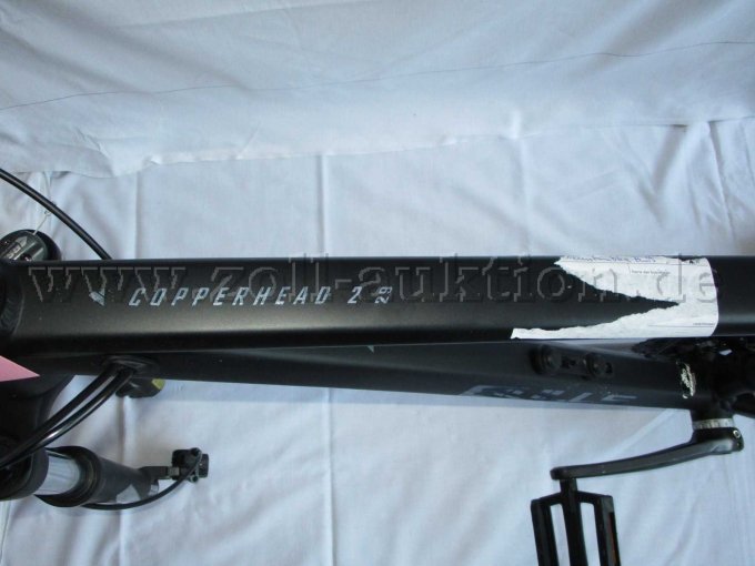 Teilansicht Rahmen mit Modellbezeichnung