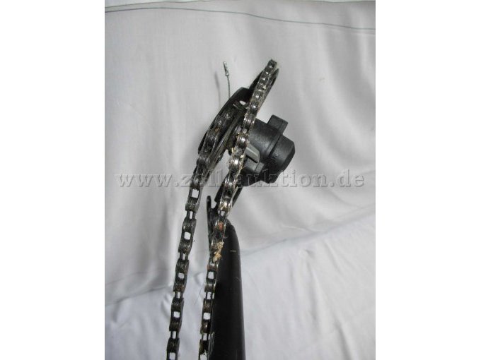 Ansicht verbogenes Schaltauge von oben