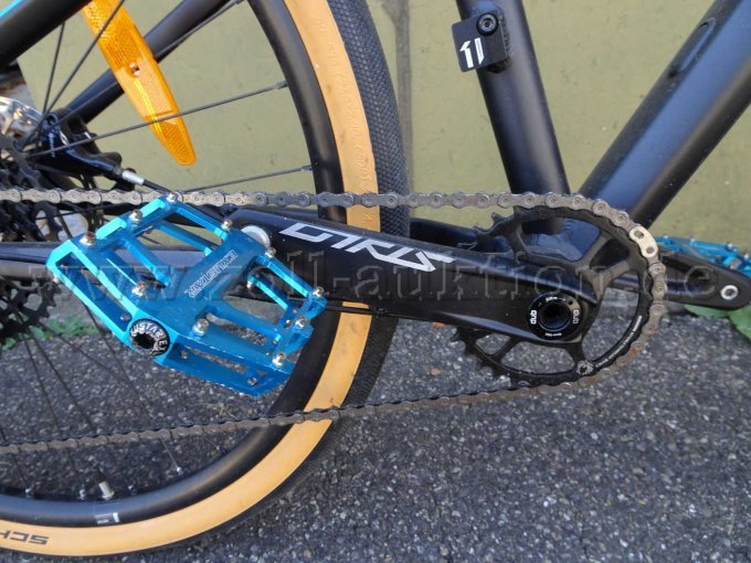Detailansicht Kurbel und Pedal