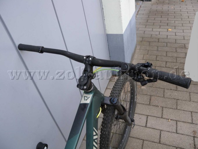 Ansicht Lenker von oben