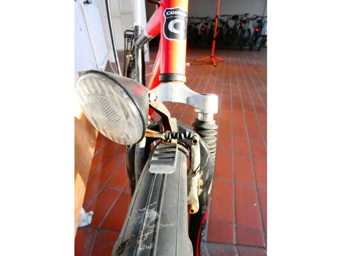 Mountainbike Conway_ Ansicht auf Vorderleuchte