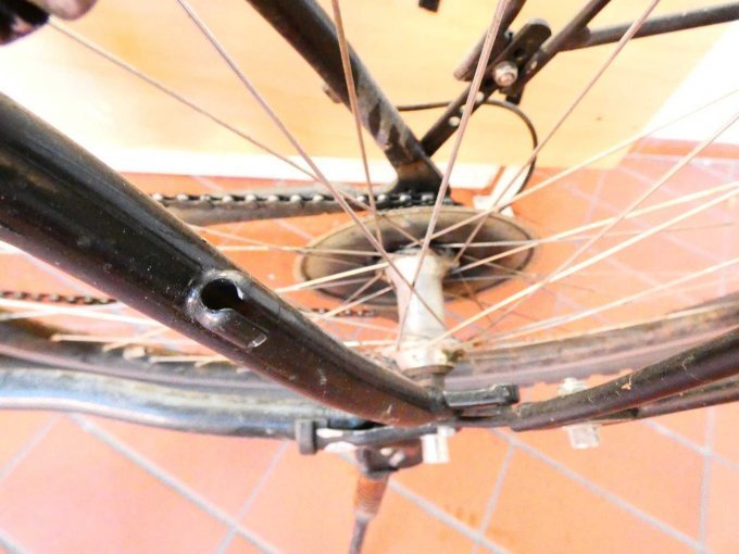 Mountainbike Conway_ hintere Achse