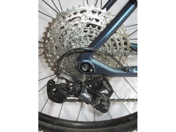 Ansicht Zahnkränze mit Shimano Deore XT Schaltwerk