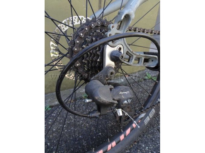 Detailansicht Hinterrad
