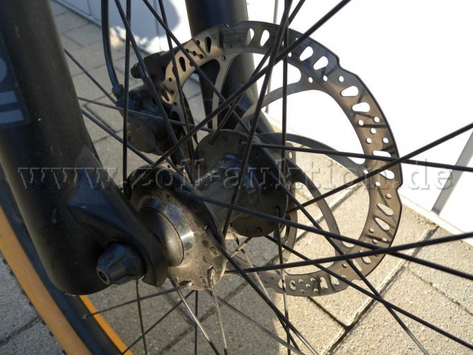 Detailansicht Vorderrad