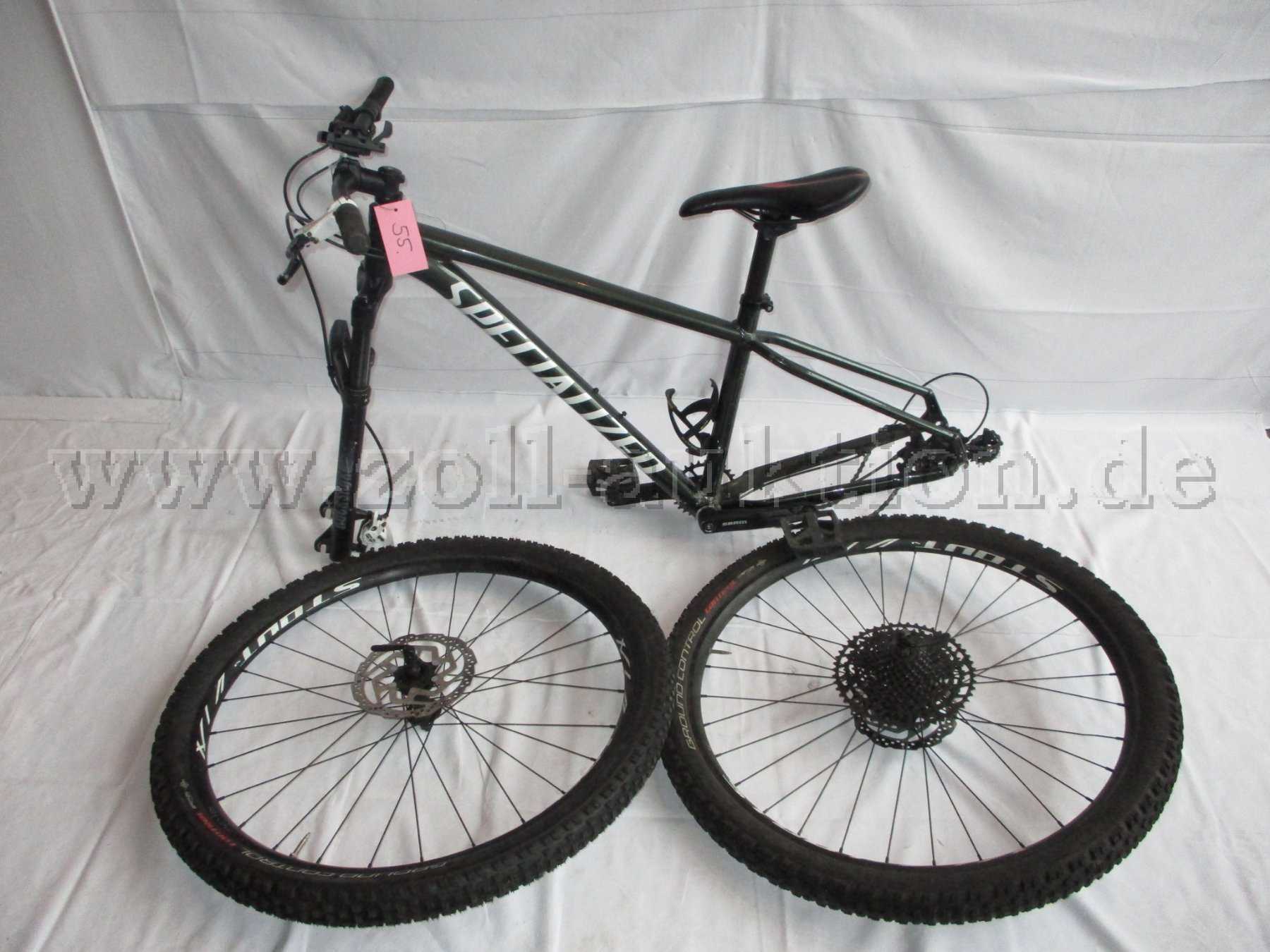 Vollansicht Mountainbike Specialized, Räder nicht montiert