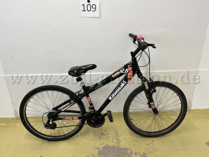 1 mountainbike van Kawasaki "Rumble 2.6", 26 inch, RH 39 cm – foto 2 – kavel bij Zoll-Auktion, Hamburg