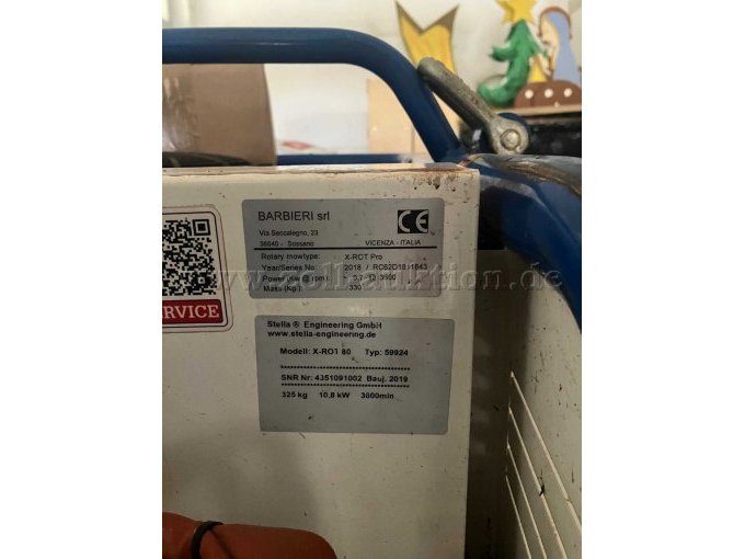 X-Rot 80 Typenschild