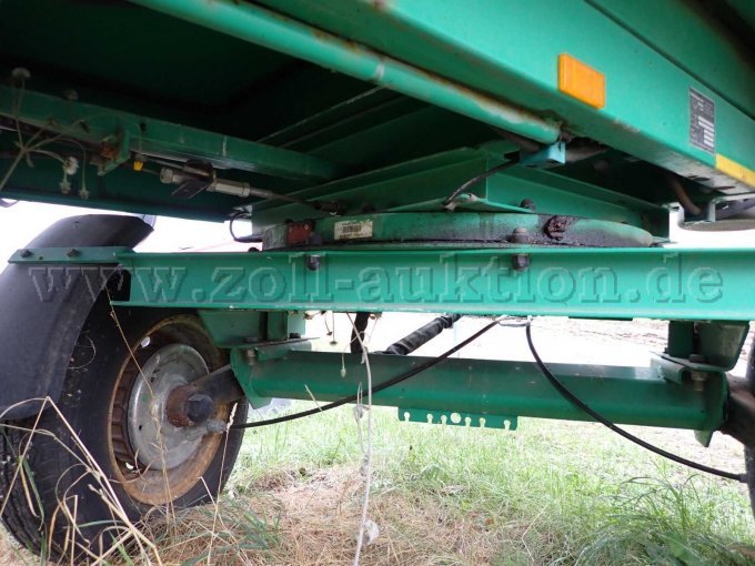 Ansicht auf die hintere Achse