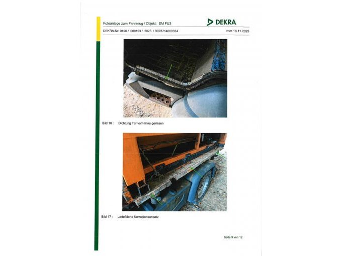 Türeinstieg links, Ladefläche