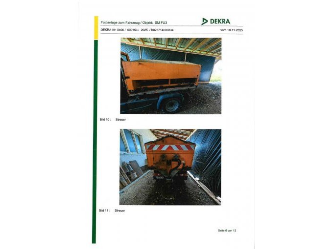 Streuer von links, Streuer von hinten