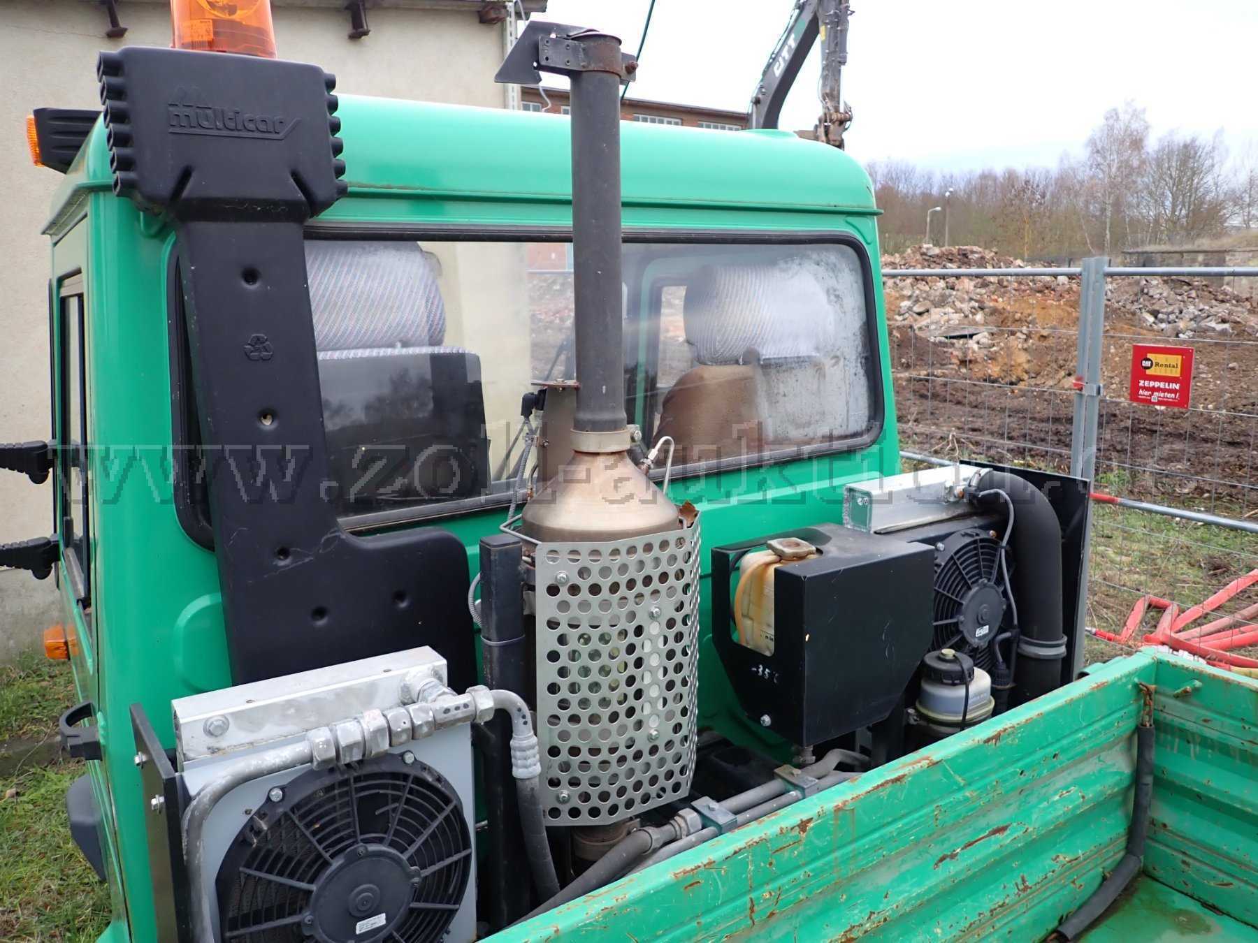 Außenansicht auf Fahrzeugtechnik