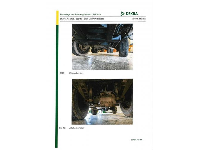 Unterboben vorne, Unterboden hinten