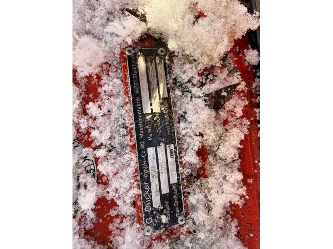 Typenschild Schlegelmäher