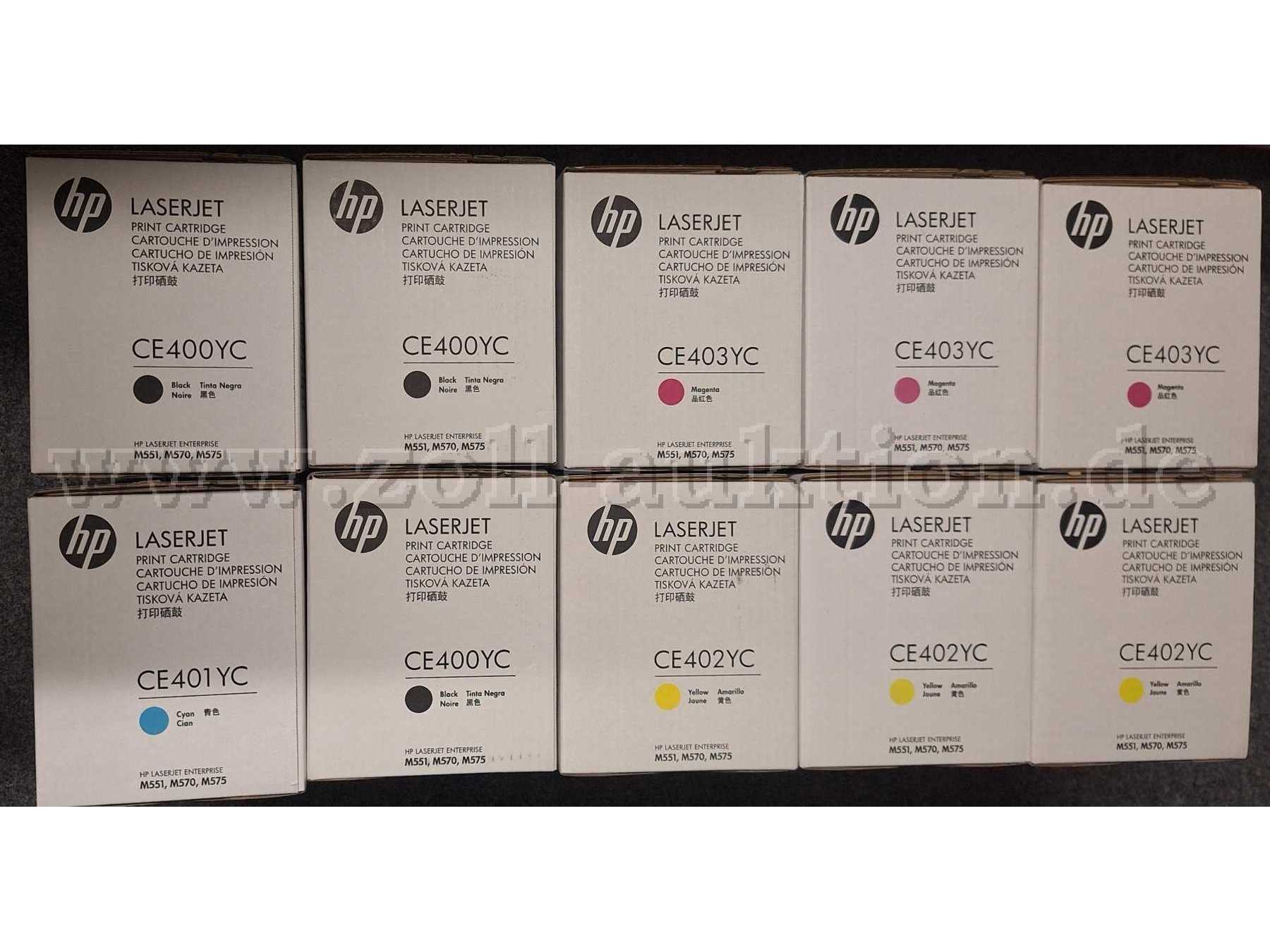 HP CE400-CE403
Vorderseite