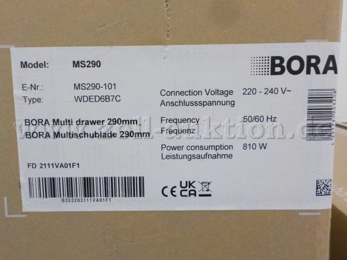 Detailbild Aufkleber auf Originalverpackung