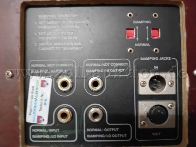 Anschlüsse 6,3mm Klinke Boxenrückseite