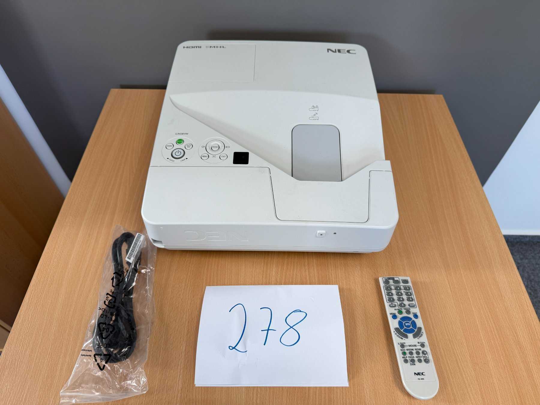 NEC UM301W Nahbereichsbeamer Kurzdistanzbeamer
Gesamtansicht