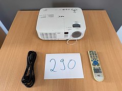 NEC V260W Beamer mit Stromkabel und Fernbedinung