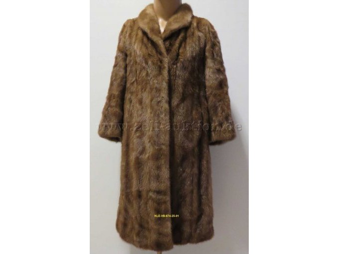 Pelzmantel, Nerz, braun Pelzmantel, Nerz, braun