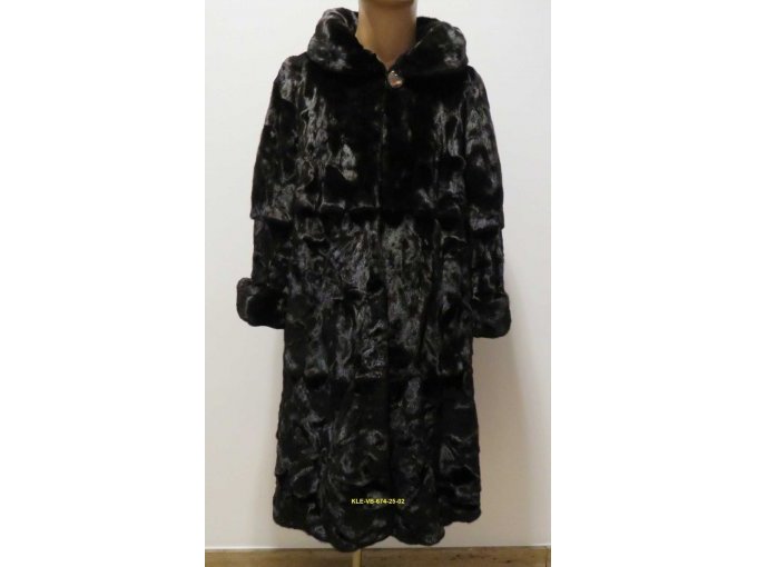 dunkelbrauner Nerzmantel "Blackglama"