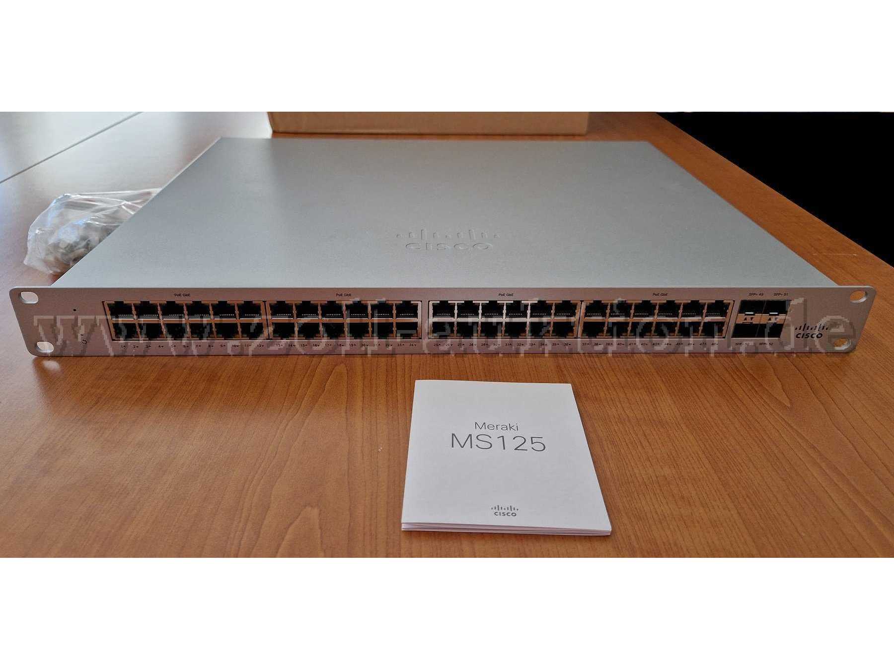 Switch Cisco Meraki MS125-48LP-HW