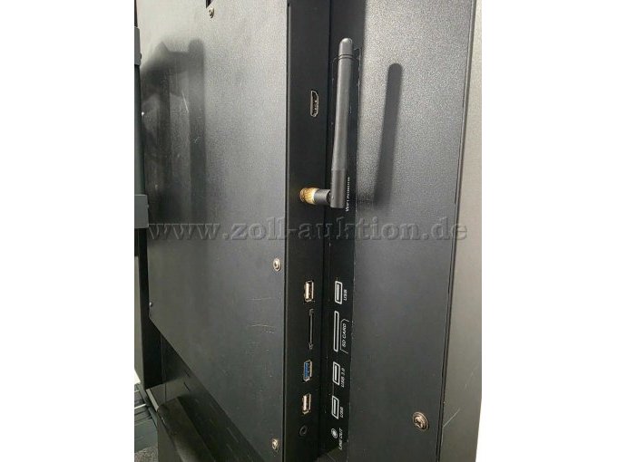 Seitliche Ein-/Ausgänge am Bildschirm