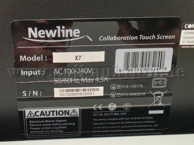 Bildschirm CE-Kennung