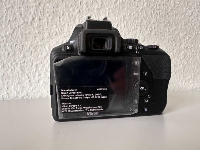 NIKON D3500 - Detailansicht Rückseite