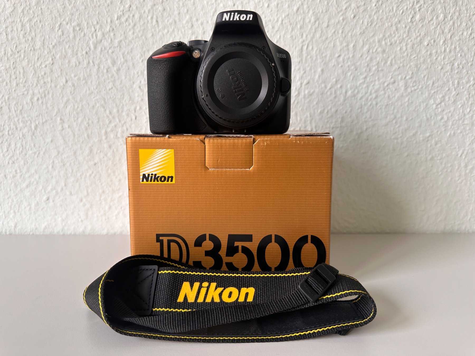 NIKON D3500 - Gesamtansicht Lieferumfang