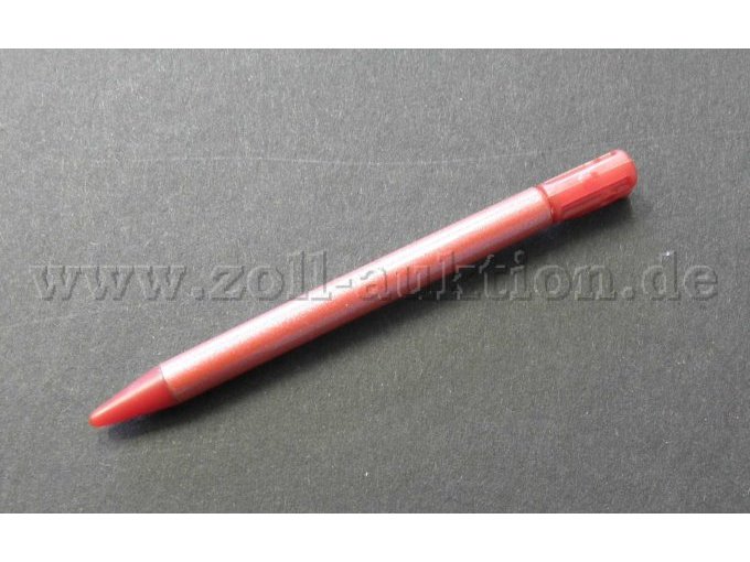 ein roter Nintendo 3DS-Touchpen aus Kunststoff